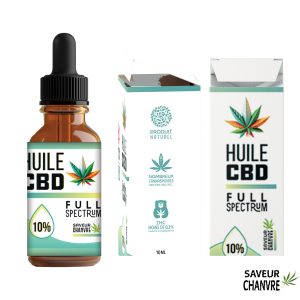Huile de CBD 10% - Full Spectrum - Chanvre